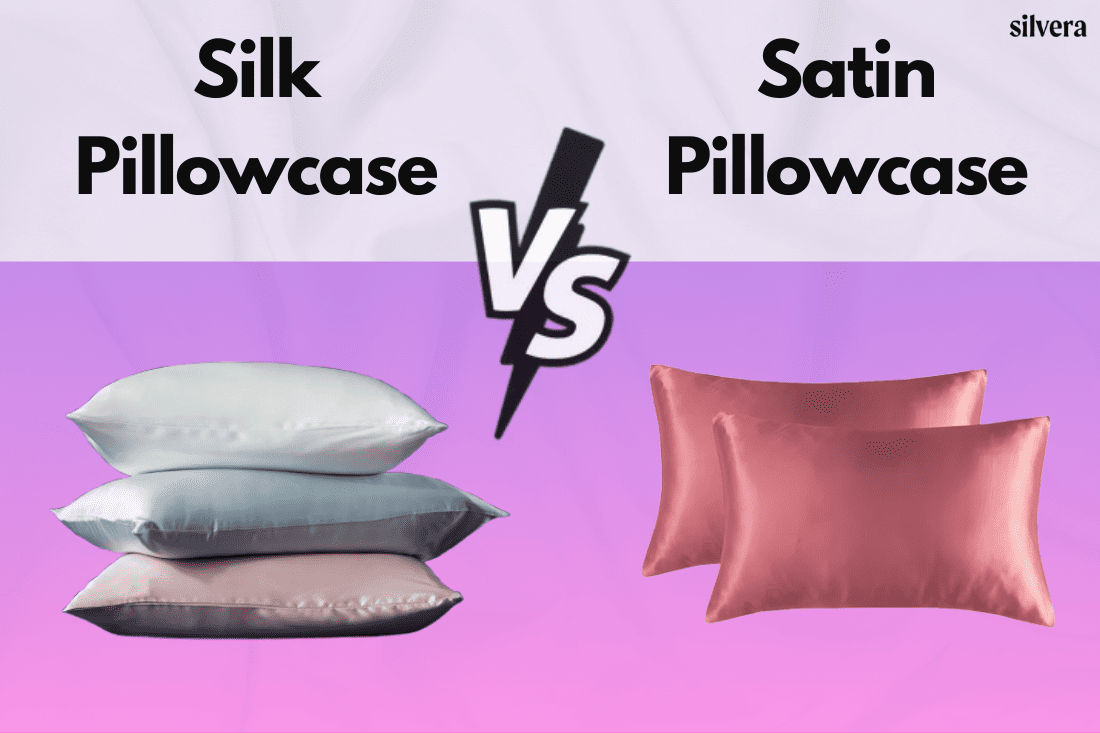 Silk vs. Satin Pillowcase: Which One Is Better for Your Hair and Skin? – Silvera